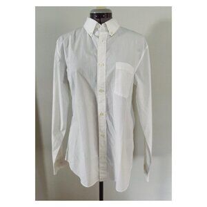 NWT Everlane Sz M White Cotton Slim Fit Button Down Shirt